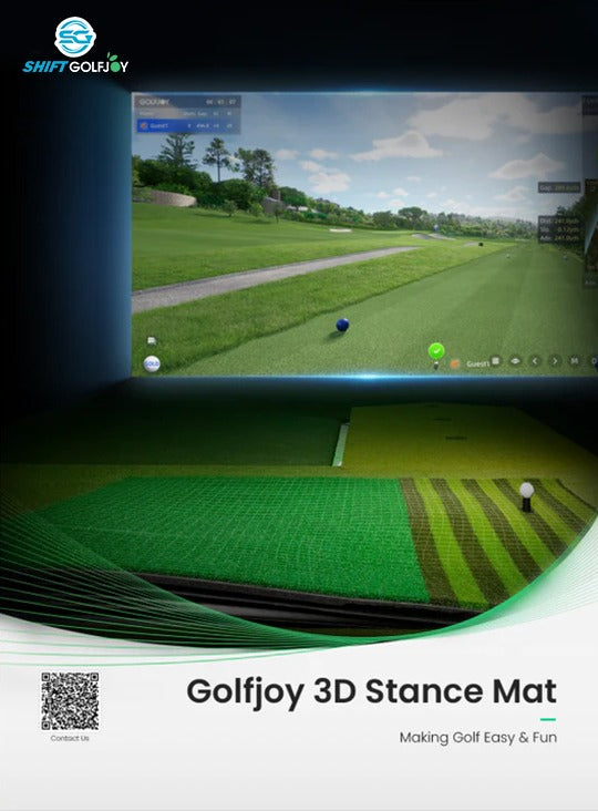 GOLFJOY 3D Stance Mat
