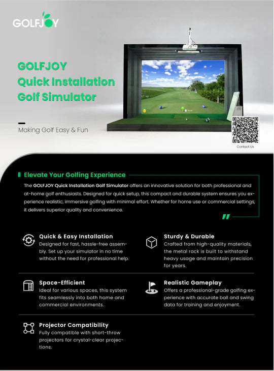 GOLFJOY Quick Installation Golf Simulator
