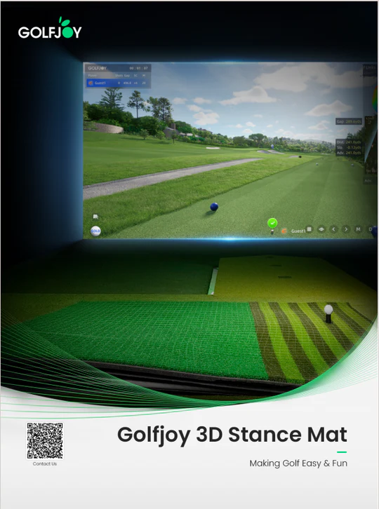 GOLFJOY 3D Stance Mat