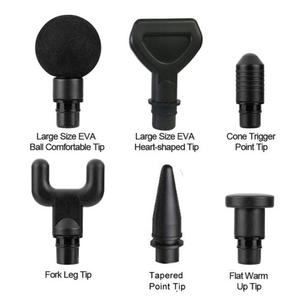 Massage Gun Black 2500mAh
