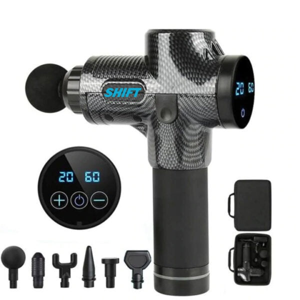 Massage Gun Carbon Black 2500mAh