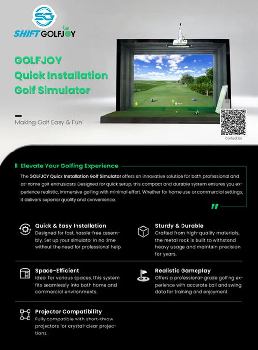 GOLFJOY Quick Installation Golf Simulator